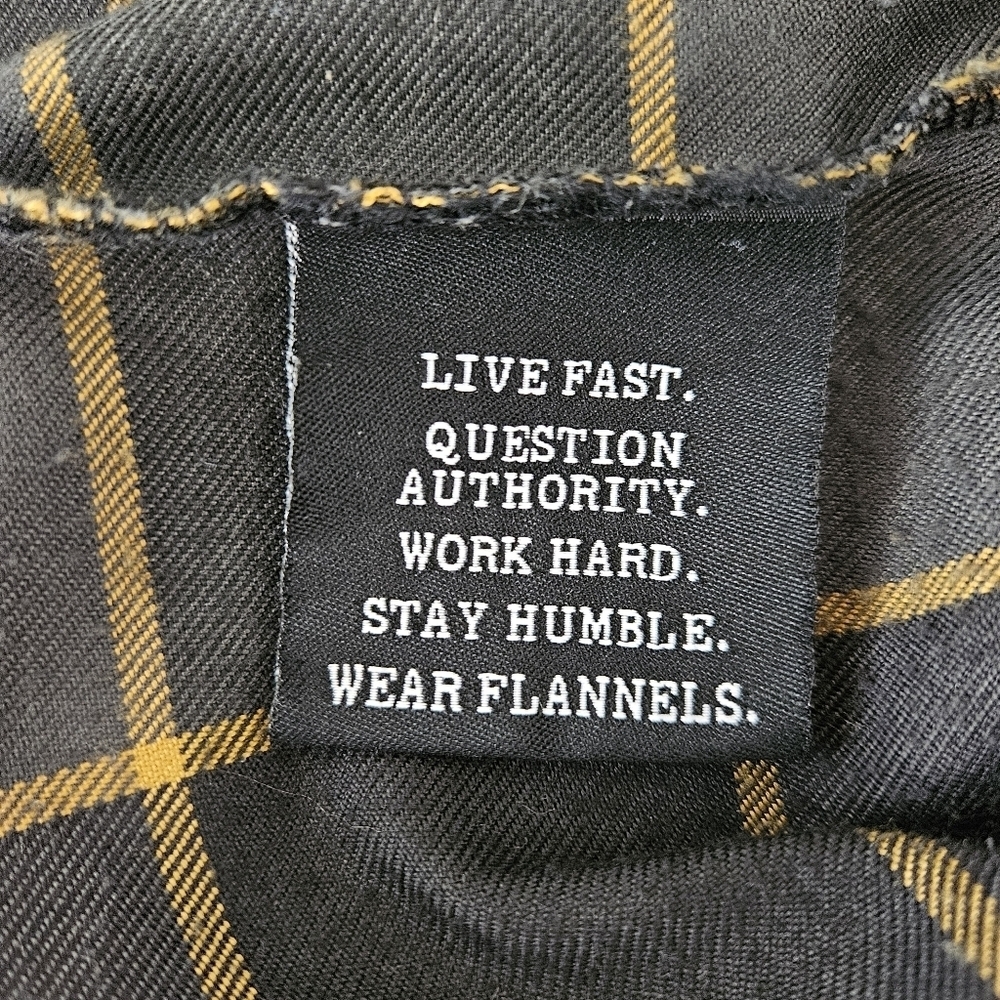 DIXXON The Boot Hill Men's Flannel Plaid Long Sleeve Button Down Shirt L - Picture 9 of 12